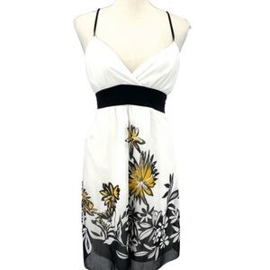 XXI spaghetti strap floral embroidered dress